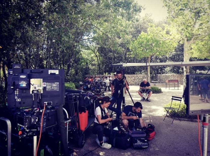 Équipe technique sur un tournage cinéma avec PROD 19