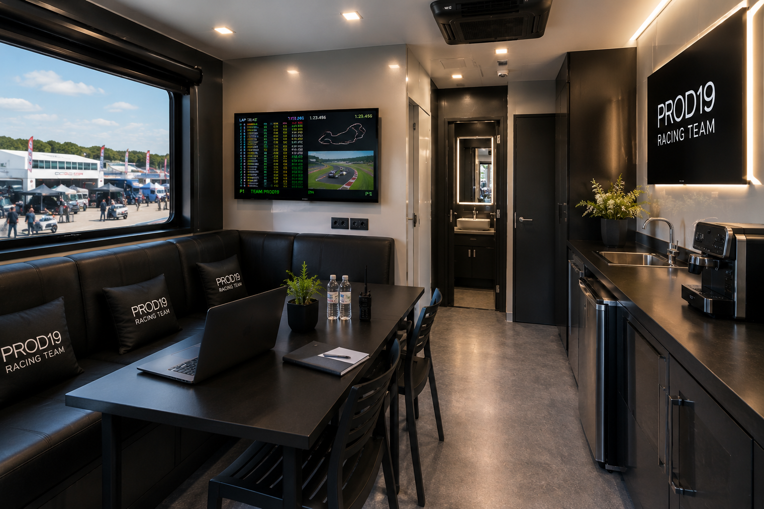 Base de vie mobile pour team automobile et paddock PROD 19