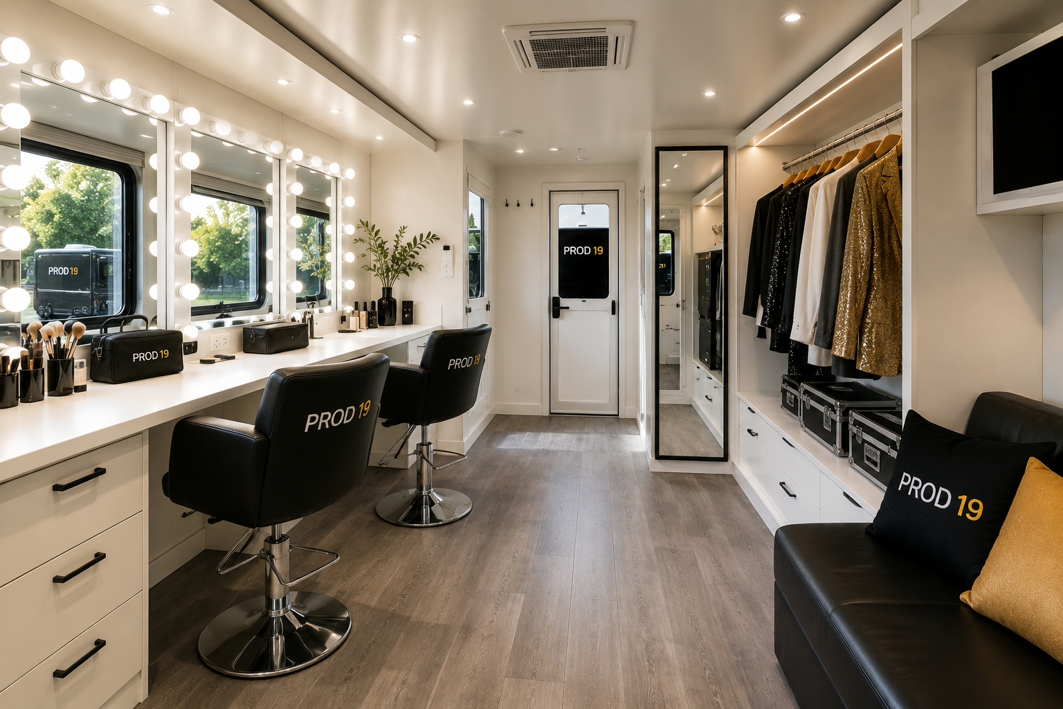 Loge mobile polyvalente make-up et habillage PROD 19