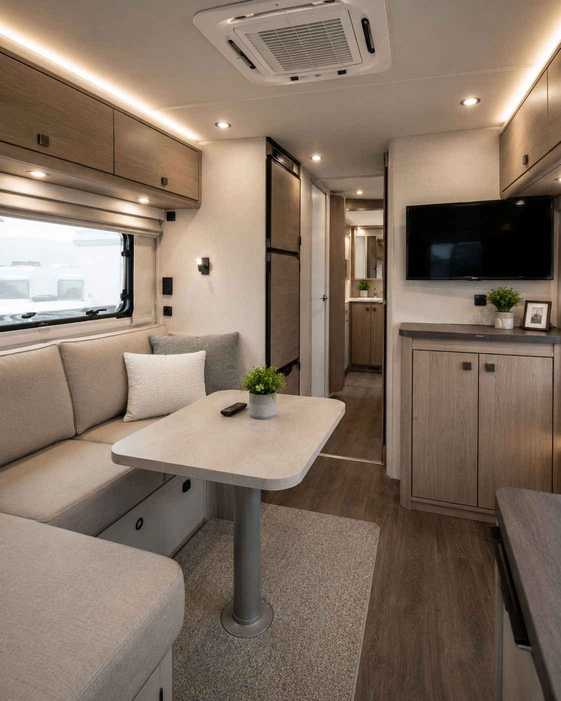 Salon intérieur du motorhome événementiel PROD 19